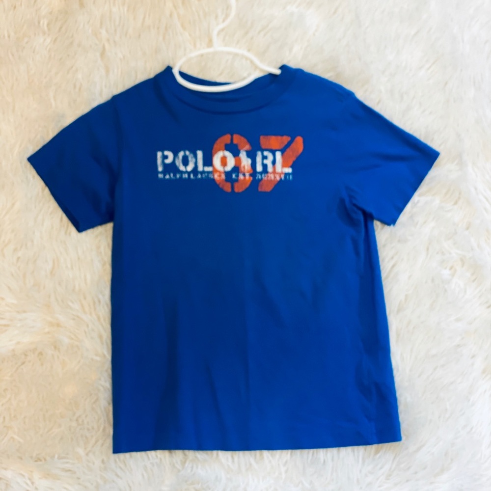 Boys Polo logo cotton Jersey Tee